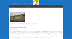 Desktop Screenshot of peninsula-canoe.org.za