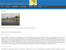 Tablet Screenshot of peninsula-canoe.org.za